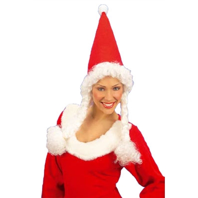 Santa hat with wig