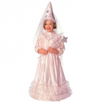 Costume fairy with hood - pink 