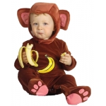 Monkey Costume jumpsuite, headpiece