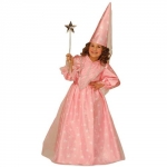 Costume Fairy - pink dress, hood