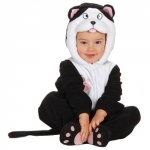 Cat costume jumpsuite with headpeace
