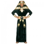 Pharaoh costume Velvet robe with collar, belt and headpiece