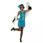 Charleston - size S Dress, headband with feather. Size S