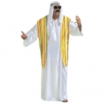 Sheik dress Robe with vest and headscarf