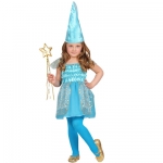 Beauty Blue Fairy Dress, Hat