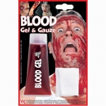 Blood gel Great for various fancy dress outfits. Dries in contact with the air and coagulates like real blood. Apply to your face or other parts of your body to simulate wounds, cuts, bites etc. Simply remove with warm water and soap. Scare your friends!!