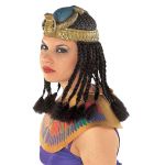 Pokrvka lavy Kleopatra Paruka s pikrvkou hlavy