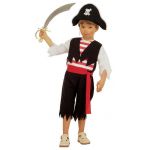 Costume pirate with hat 