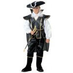 Costume corsair Shirt with overshirt, pants, hat, boot covers
