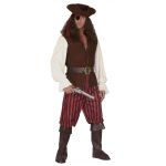 Pirate Shirt with vest, pants, belt, headband, hat, eye-patch, boot covers