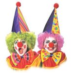 Clown set Hood, nose and bow tie. 2 colors