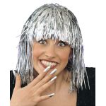 Silver wig 