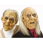 Mask of old man and woman 2 models