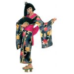 Geisha Kimono, sash with maxi ribbon