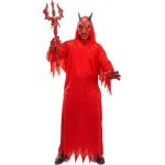 Costume Devil Mask with hood, robe, hands
